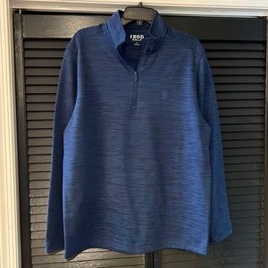 IZOD Golf Men’s Quarter Zip Blue Size Large